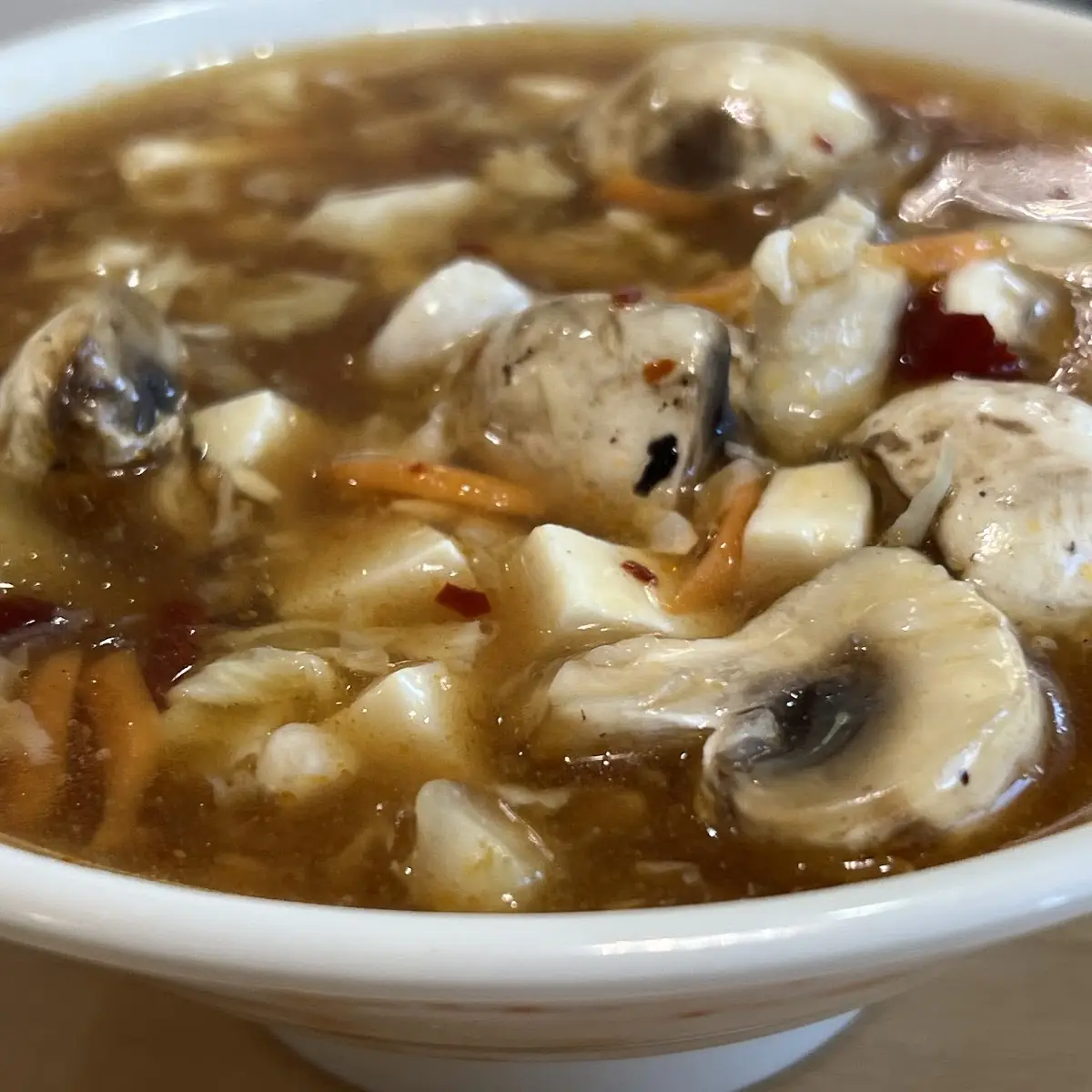 酸辣汤 hot & sour soup